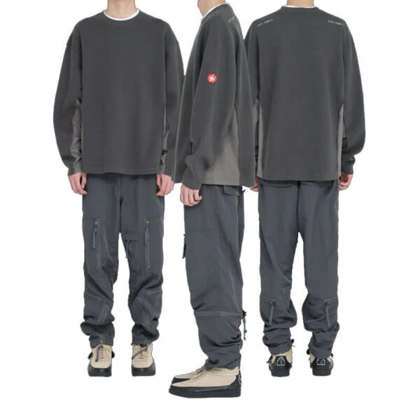 CAV EMPT Side Seam Dbl Knit LS - Charcoal