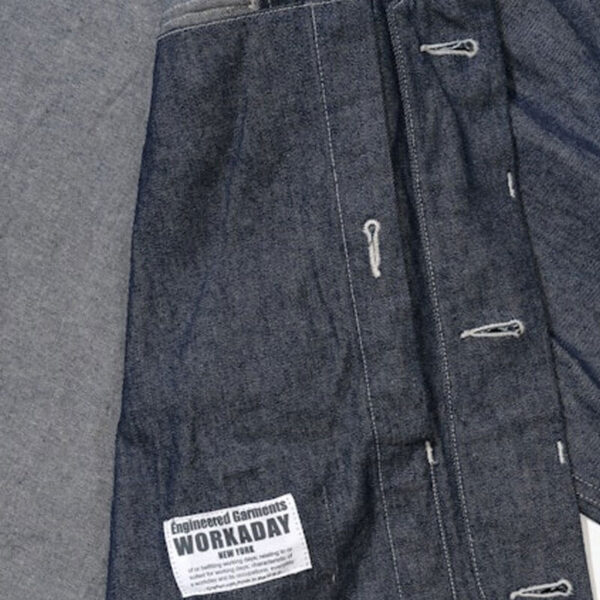 ENGINEERED GARMENTS WORKADAY MC Shirt Jacket - Indigo 8oz Denim