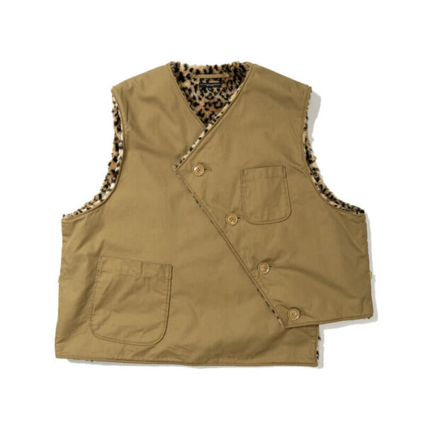 ENGINEERED GARMENTS Over Vest - Khaki Nyco