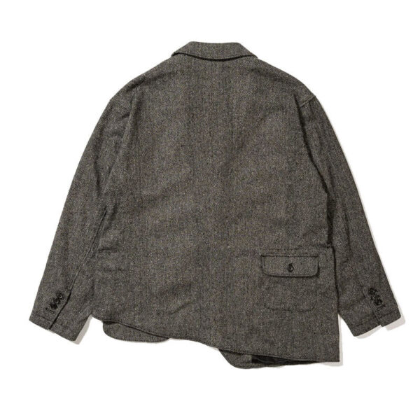 ENGINEERED GARMENTS Slanted Jacket - Grey Herringbone