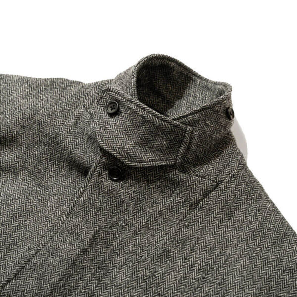 ENGINEERED GARMENTS Slanted Jacket - Grey Herringbone