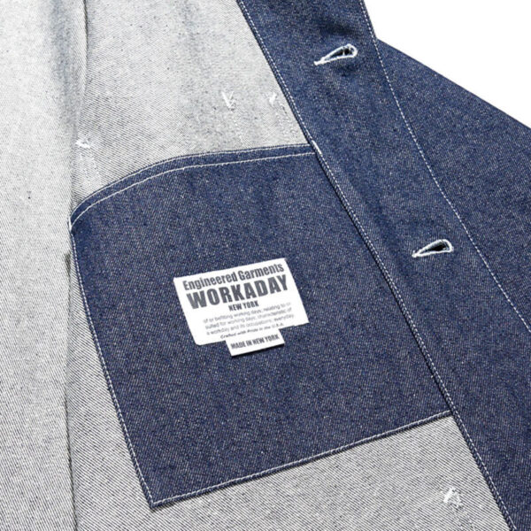 ENGINEERED GARMENTS WORKADAY Utility Jacket - Indigo 12oz Denim