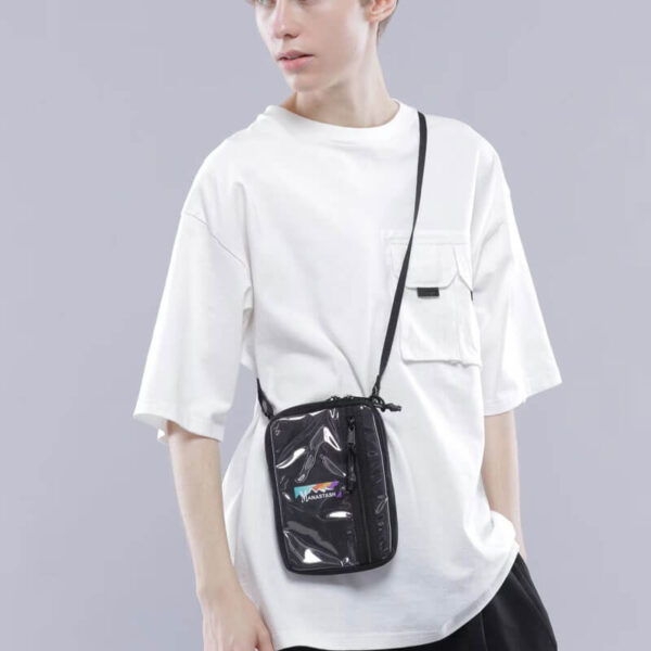 MANASTASH Clear Pocket Shoulder Bag - Black