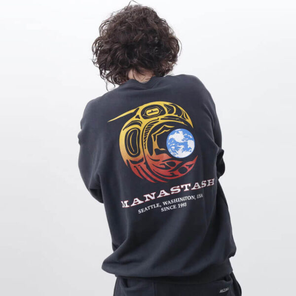 MANASTASH Raven Cascade Sweatshirt - Black