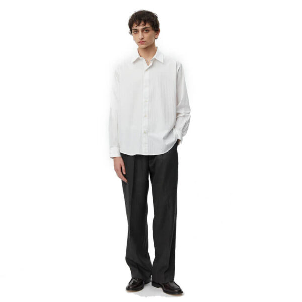 MFPEN Common Shirt - Fancy White Stripe