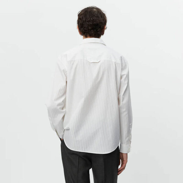 MFPEN Common Shirt - Fancy White Stripe