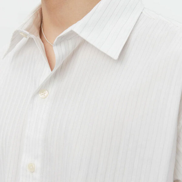 MFPEN Common Shirt - Fancy White Stripe