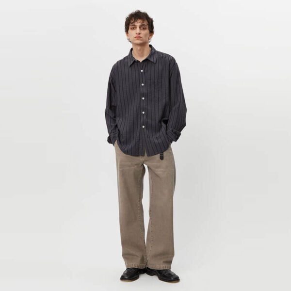 MFPEN Executive Shirt - Dark Grey Stripe