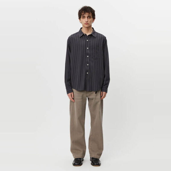 MFPEN Executive Shirt - Dark Grey Stripe