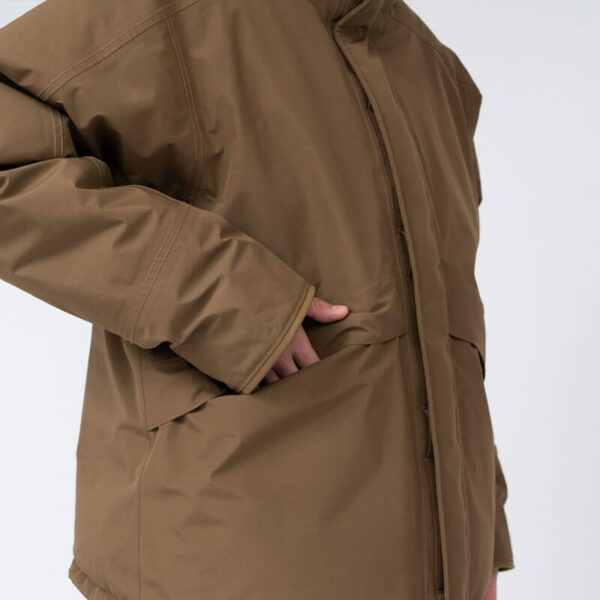 NANAMICA GORE-TEX Short Down Jacket - Khaki