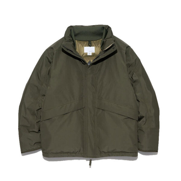 NANAMICA GORE-TEX Short Down Jacket - Khaki