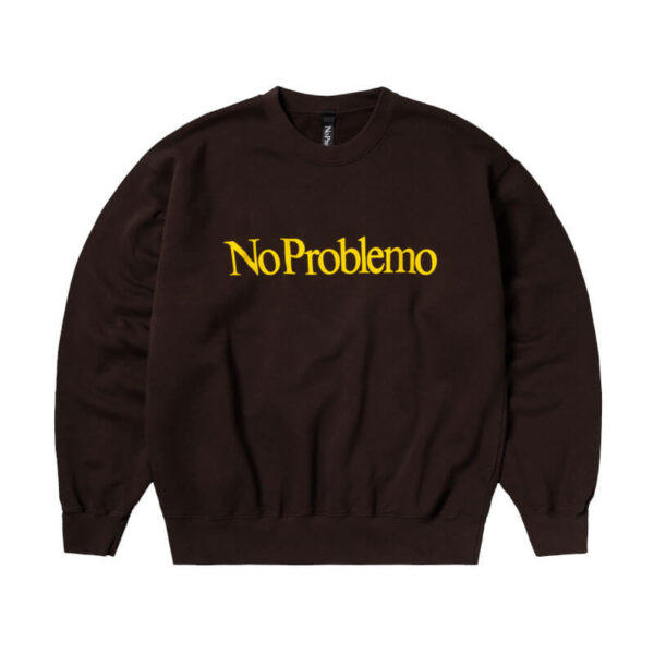 NO PROBLEMO Sweatshirt - Brown