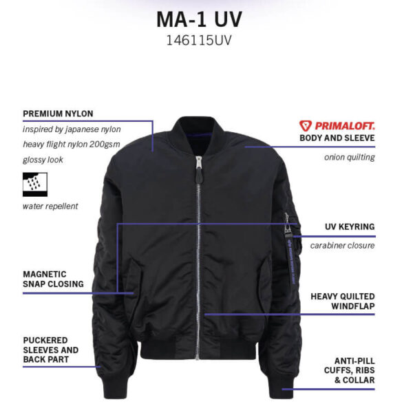 ALPHA INDUSTRIES MA-1 UV Bomber Jacket