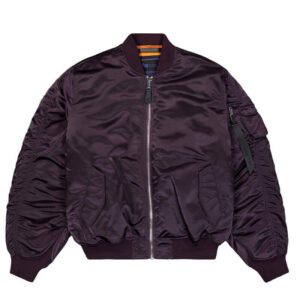 ALPHA INDUSTRIES MA-1 UV Bomber Jacket - Plum