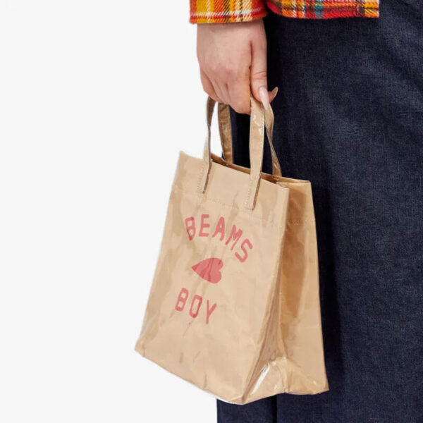 BEAMS BOY BB Logo Shop Bag