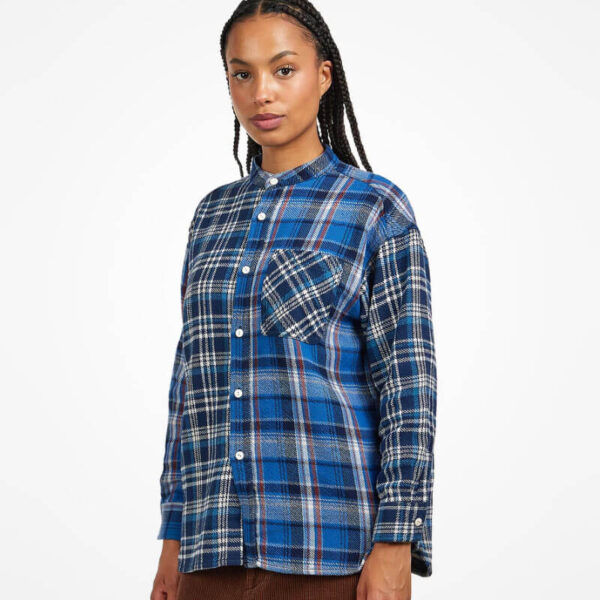 BEAMS BOY BOY WorkChk Shirt - Blue