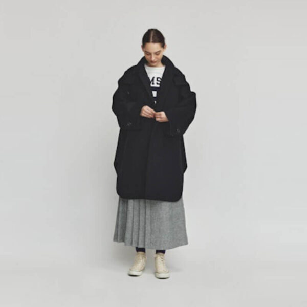 BEAMS BOY PeMel Dtch/H Coat - Charcoal