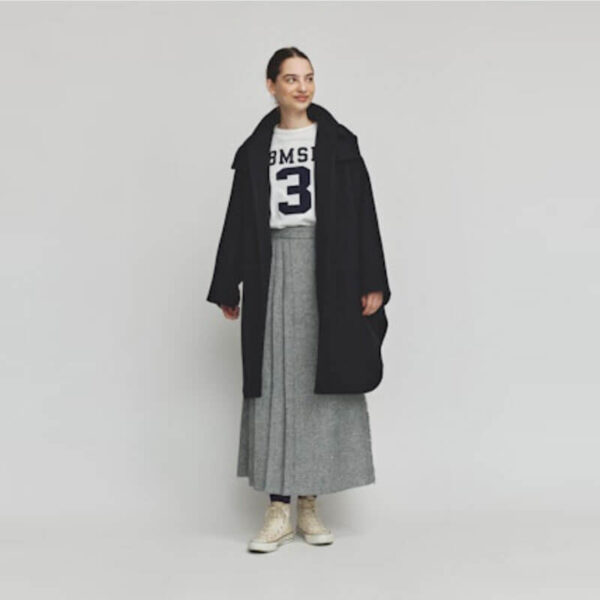 BEAMS BOY PeMel Dtch/H Coat - Charcoal