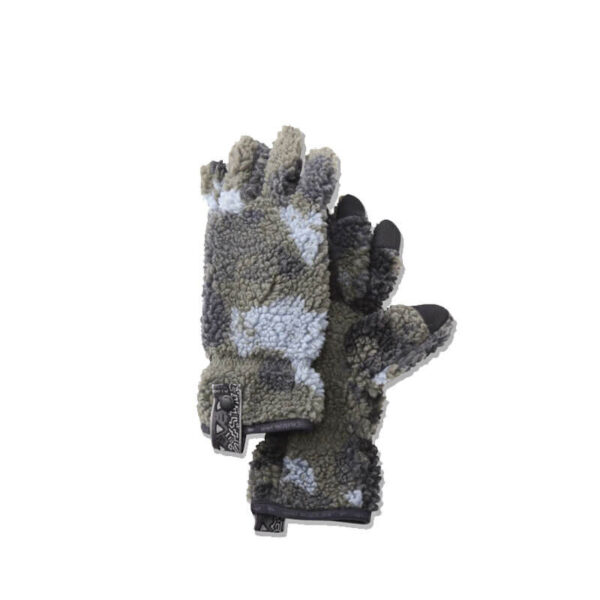 GRAMICCI x AND WANDER JQ Tape Fleece Gloves - Camo