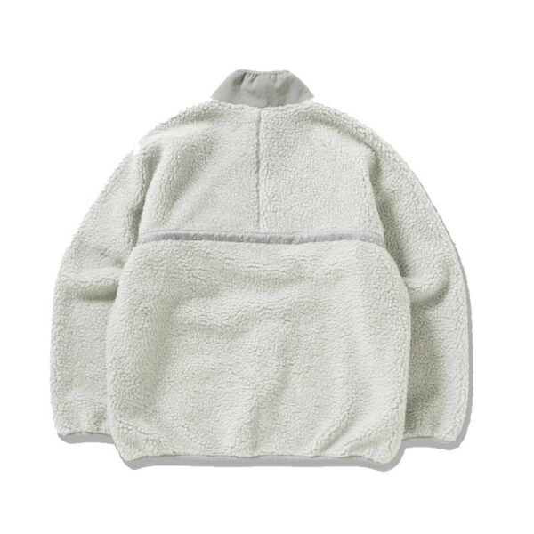 GRAMICCI x AND WANDER JQ Tape Fleece Jacket - Light Grey