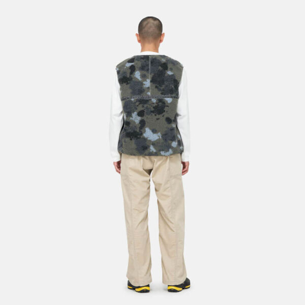 GRAMICCI x AND WANDER JQ Tape Fleece Vest - Camo