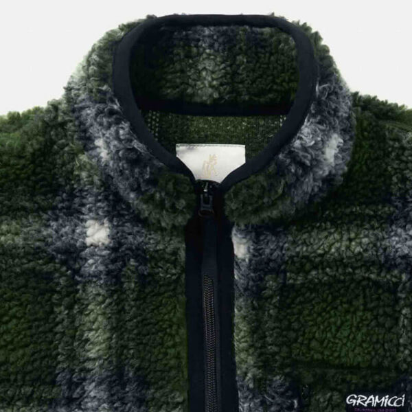 GRAMICCI Shadow Plaid Sherpa Jacket