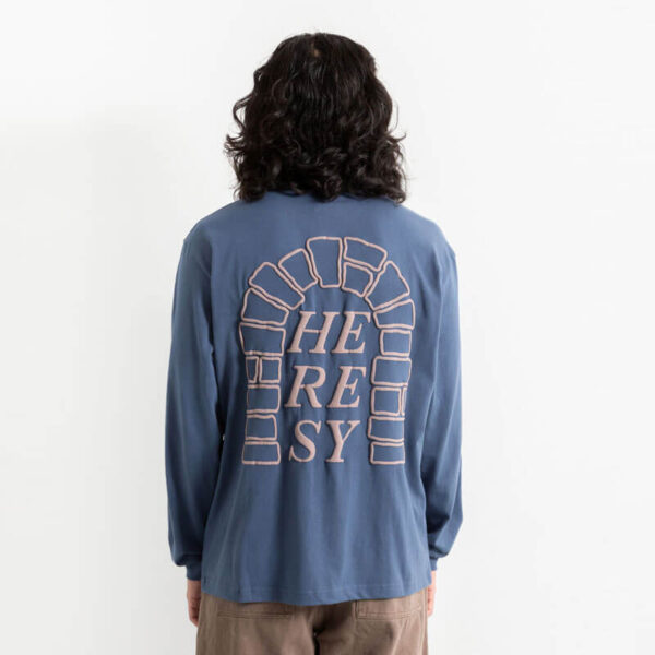 HERESY Arch LS Tee - Navy