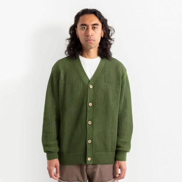 HERESY Braid Cardigan - Green