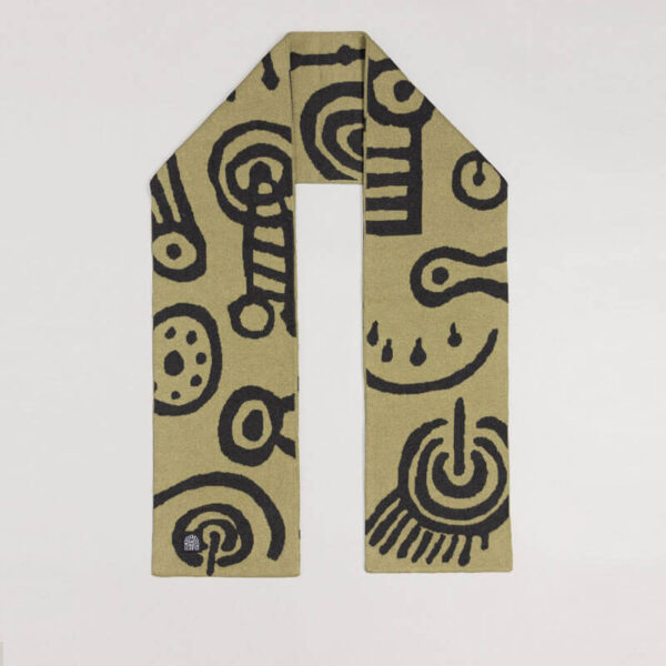 HERESY Carving Scarf - Green