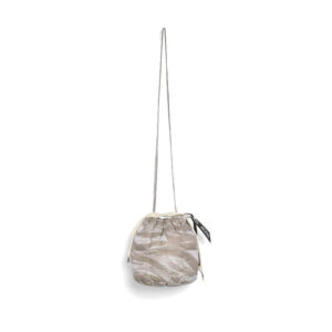 TAION Drawstring Down Bag S - Ice Tiger Stripe