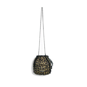 TAION Drawstring Down Bag S - Leopard