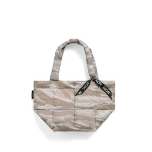 TAION Lunch Down Tote S - Ice Tiger Stripe