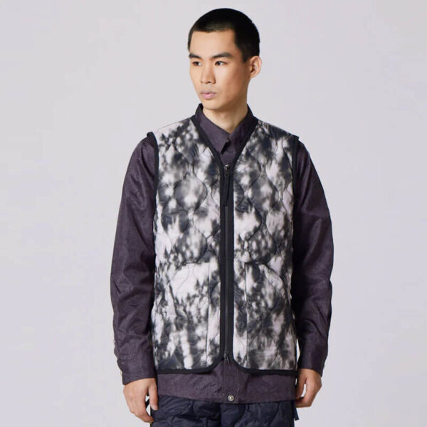 TAION Military V-neck Vest - Winter Tie-Dye