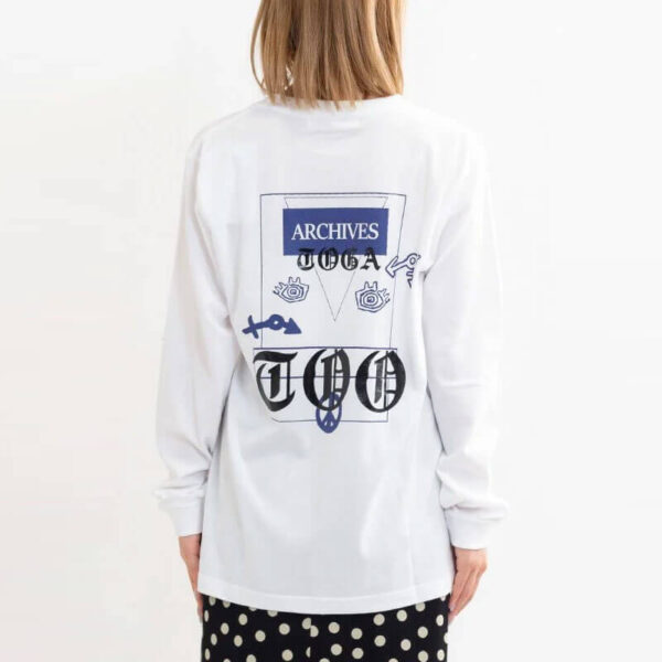 TOGA ARCHIVES Print LS Tee - White