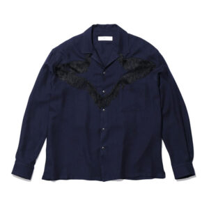 TOGA ARCHIVES Viyella Fringe Shirt