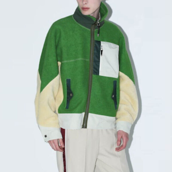 TOGA ARCHIVES Wool Jersey Blouson - Light Green