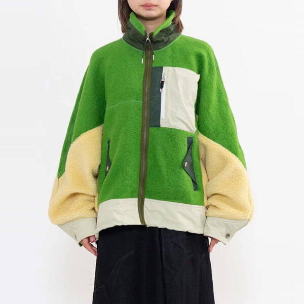 TOGA ARCHIVES Wool Jersey Blouson - Light Green