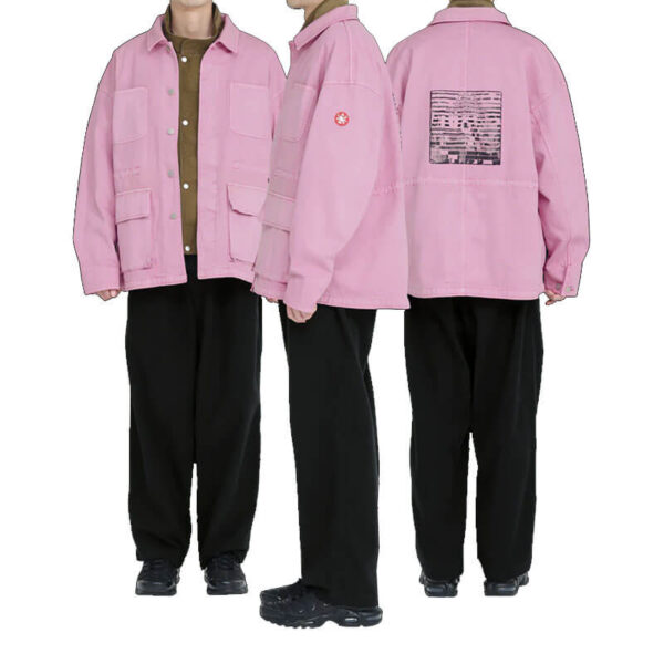 CAV EMPT Overdye Work Jacket - Pink