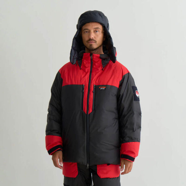 NANGA 30th Anniversary Aurora Tex Combi Down Jacket - Red / Black