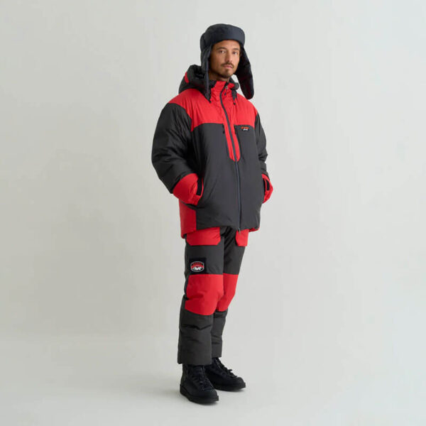 NANGA 30th Anniversary Aurora Tex Combi Down Jacket - Red / Black