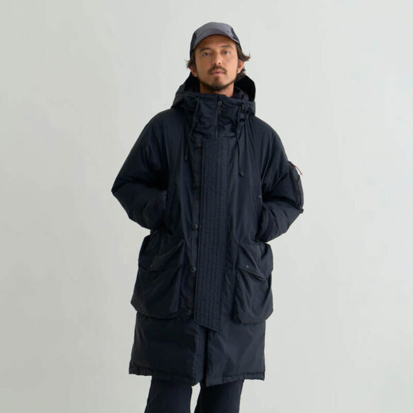 NANGA Aurora Tex Down Field Half Coat - Mid Grey