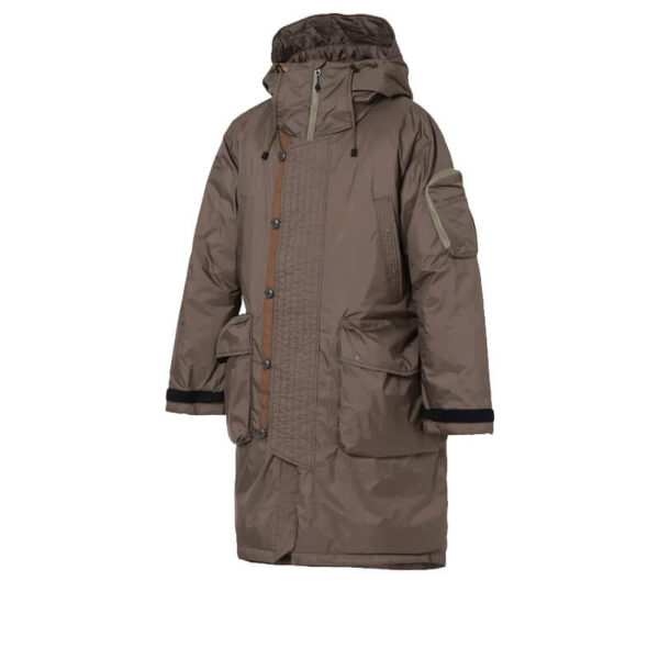 NANGA Aurora Tex Down Field Half Coat - Mid Grey