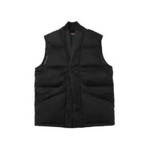 NANGA Cotton Peach Down Hanten Vest - Black