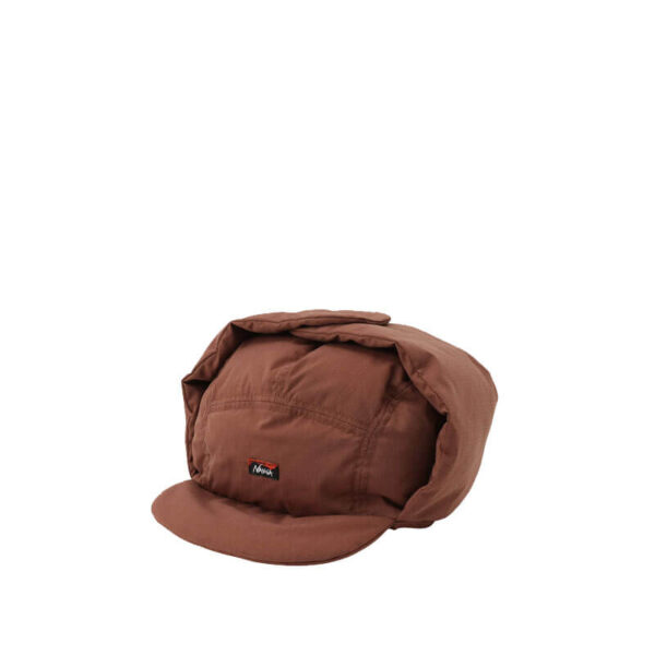 NANGA Hinoc Ripstop Down Ear Flap Cap - Brown