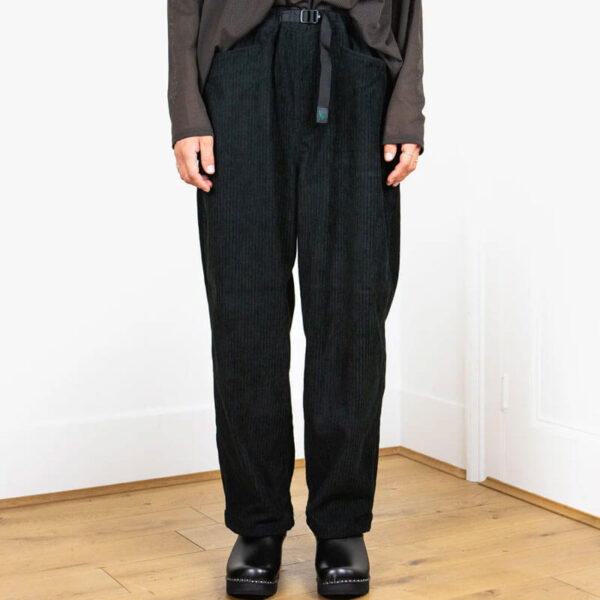 SOUTH2 WEST8 Belted Logger Pant - Black Corduroy