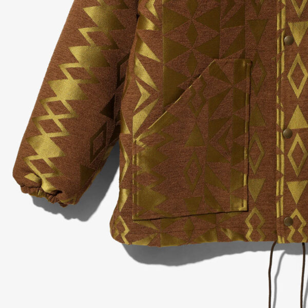 SOUTH2 WEST8 Coach Jacket - Brown Skull&Target