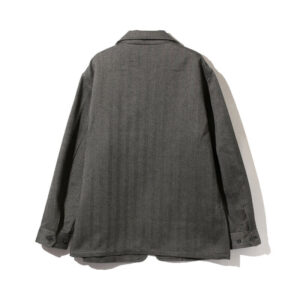 SOUTH2 WEST8 Pen Jacket - Grey Herringbone