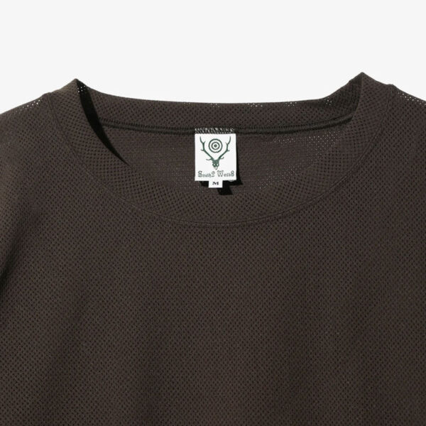 SOUTH2 WEST8 S.S. Crew Neck Shirt - Dark Brown