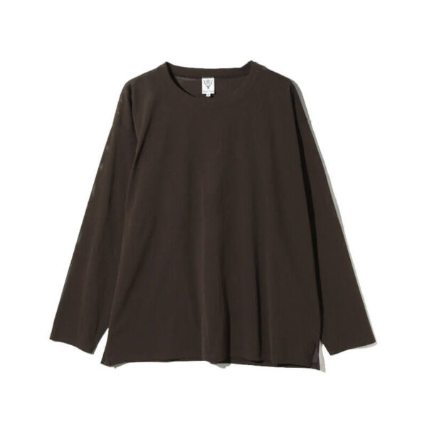 SOUTH2 WEST8 S.S. Crew Neck Shirt - Dark Brown