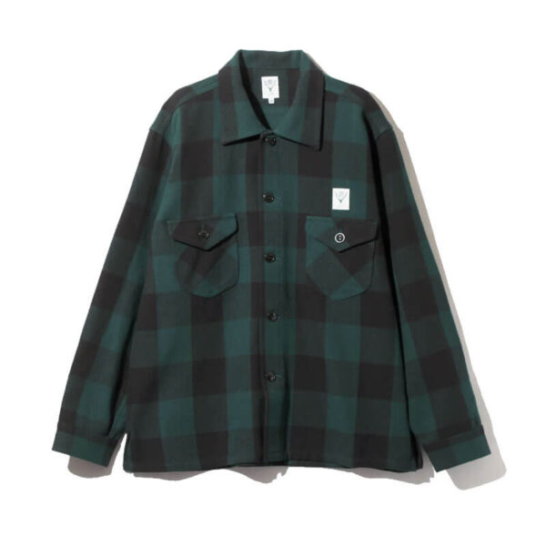 SOUTH2 WEST8 Smokey Shirt - Plaid Green